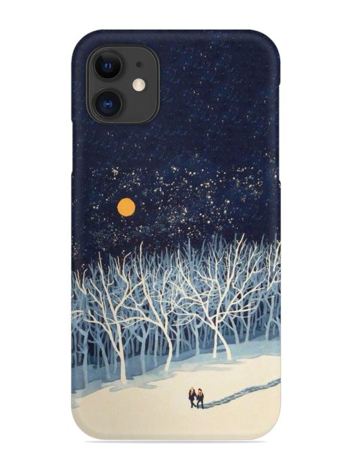 Full Moon Snowshoe Tour Snap Case for Apple Iphone 12 Edge Zapvi