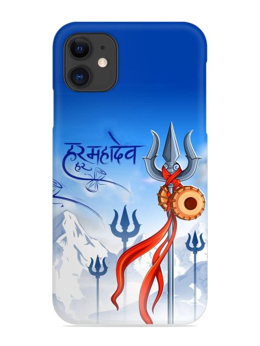 Har Har Mahadev Trishul Snap Case for Apple Iphone 12 Edge Zapvi