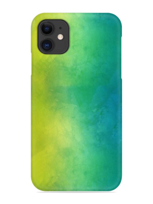 Yellow Green Gradient Snap Case for Apple Iphone 12 Edge Zapvi