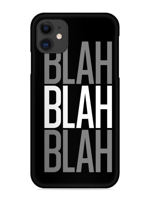 Blah Blah Blah Wallpaper Snap Case for Apple Iphone 12 Edge Zapvi