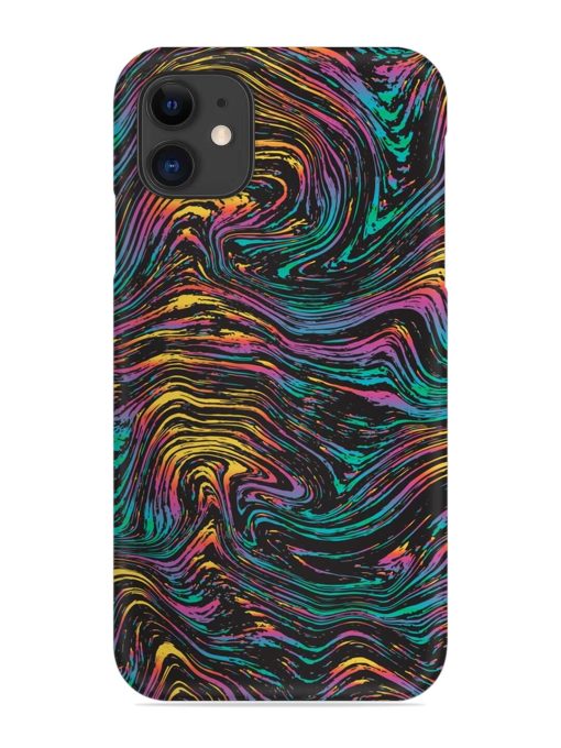 Abstract Liquid Colors Snap Case for Apple Iphone 12 Edge Zapvi