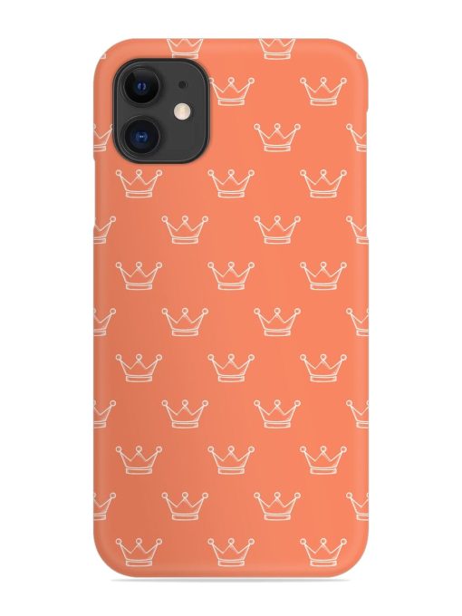 Hand Drawn Crown Snap Case for Apple Iphone 12 Edge Zapvi