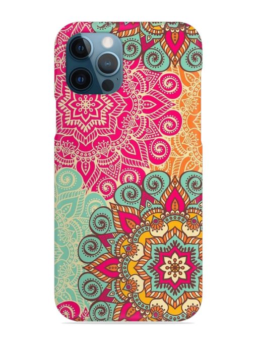 Mandala Seamless Snap Case for Apple Iphone 12 Pro Edge Zapvi