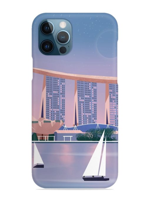 Singapore Scenery Architecture Snap Case for Apple Iphone 12 Pro Edge Zapvi