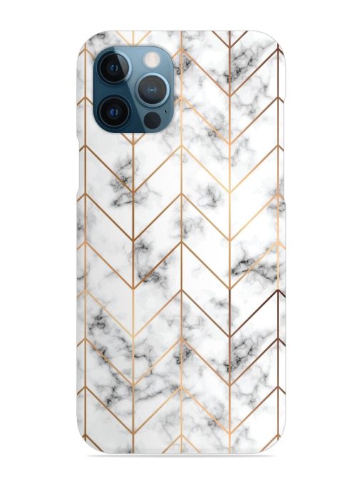 Vector Marble Texture Snap Case for Apple Iphone 12 Pro Edge Zapvi