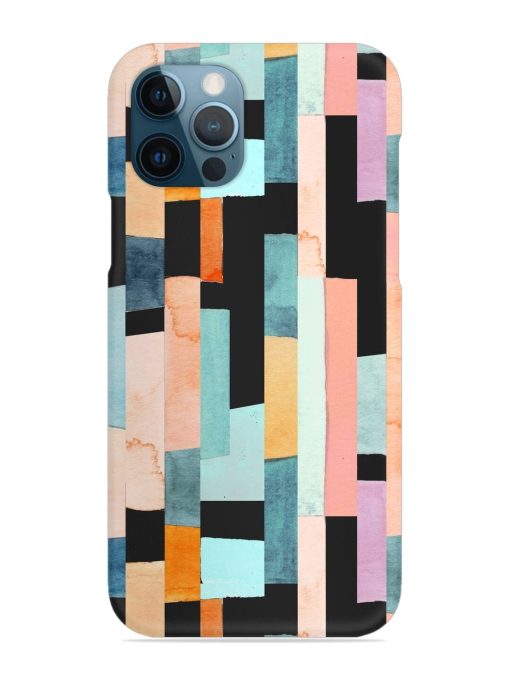 Geometric Seamless Pattern Snap Case for Apple Iphone 12 Pro Edge Zapvi