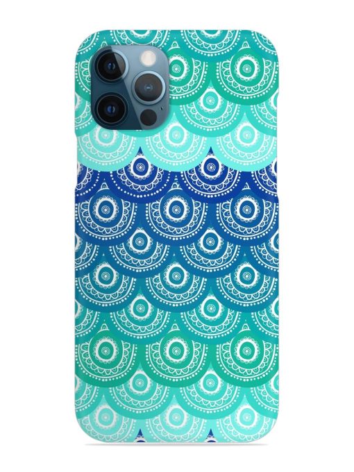 Ethnic Seamless Pattern Snap Case for Apple Iphone 12 Pro Edge Zapvi