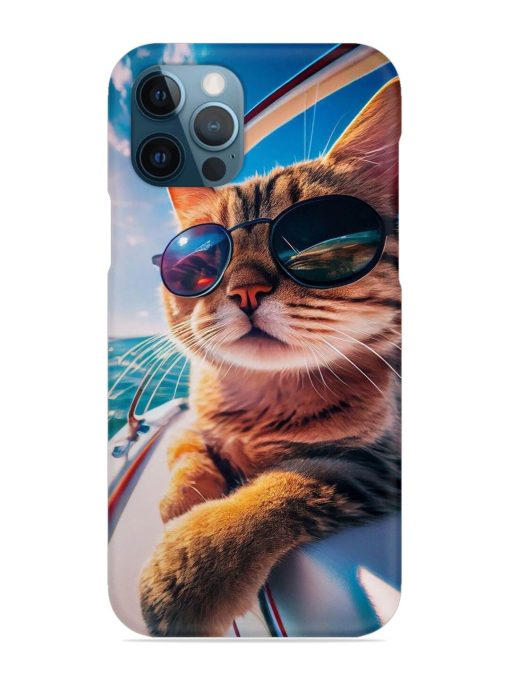 Cat In Style Snap Case for Apple Iphone 12 Pro Edge Zapvi