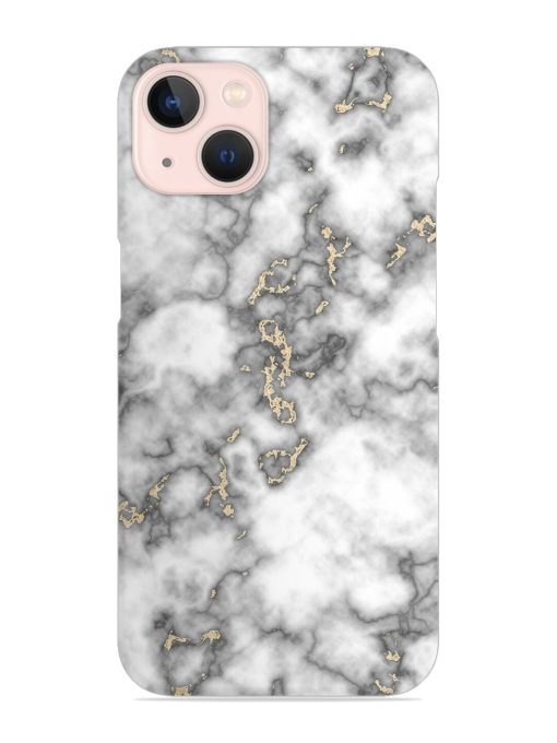 Gray And Gold Marble Snap Case for Apple Iphone 14 Edge Zapvi