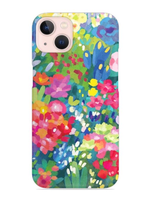 Watercolor Flower Art Snap Case for Apple Iphone 14 Edge Zapvi