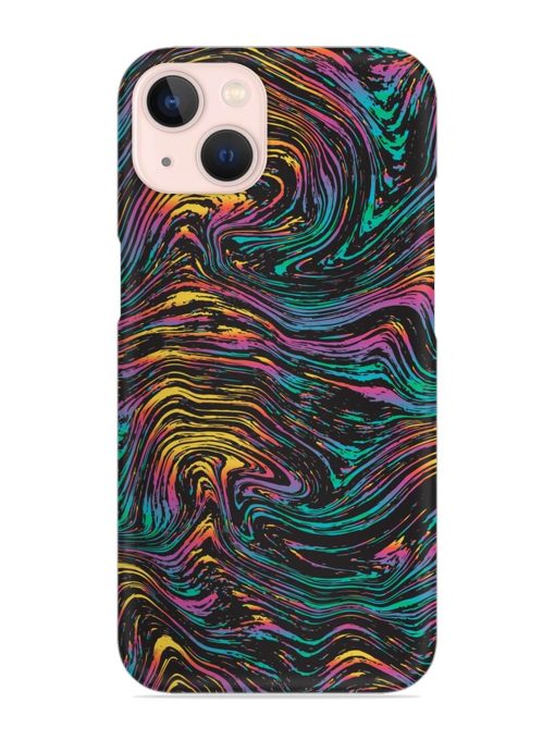 Abstract Liquid Colors Snap Case for Apple Iphone 14 Edge Zapvi