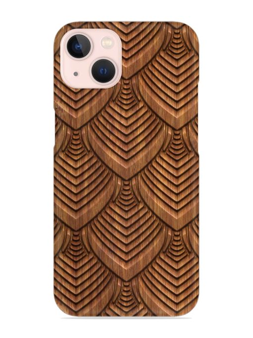 Carved Pattern On Snap Case for Apple Iphone 14 Edge Zapvi