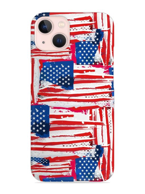 Usa Flag Seamless Snap Case for Apple Iphone 14 Edge Zapvi