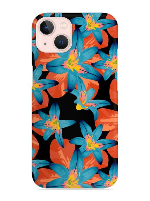 Philippine Flowers Seamless Snap Case for Apple Iphone 14 Edge Zapvi