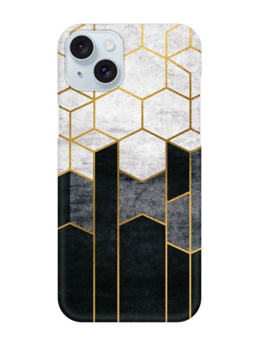 Cube Marble Art Snap Case for Apple Iphone 15 Plus Edge Zapvi