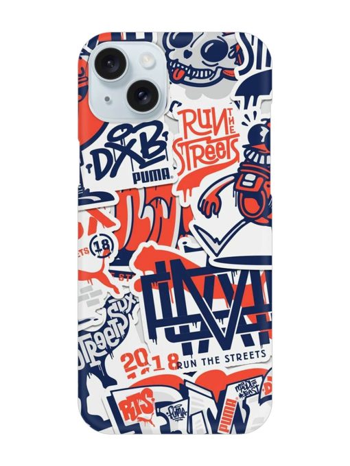 Run The Street Snap Case for Apple Iphone 15 Plus Edge Zapvi