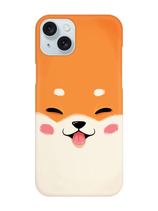 Happy Cat Art Snap Case for Apple Iphone 15 Plus Edge Zapvi