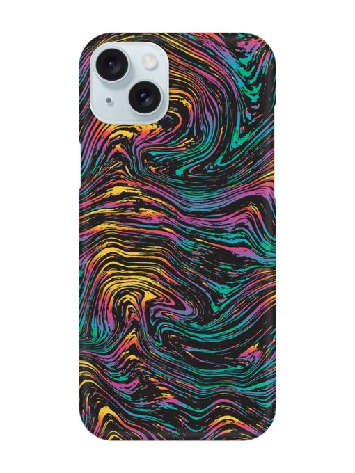 Abstract Liquid Colors Snap Case for Apple Iphone 15 Plus Edge Zapvi