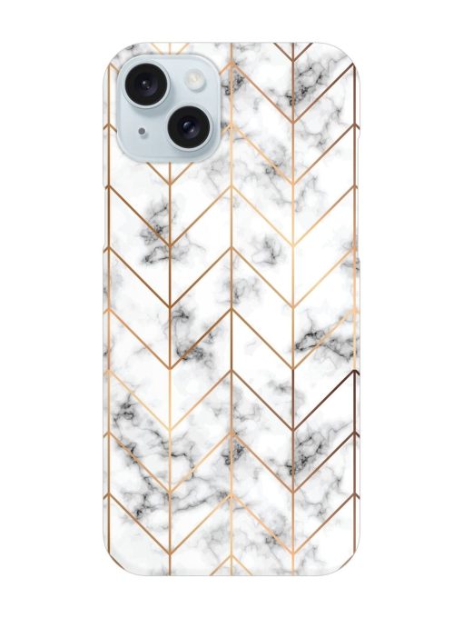 Vector Marble Texture Snap Case for Apple Iphone 15 Plus Edge Zapvi