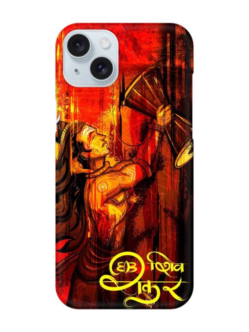 Illustration Lord Shiva Snap Case for Apple Iphone 15 Plus Edge Zapvi