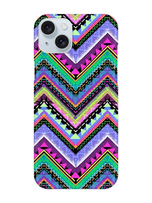 Tribal Aztec Print Snap Case for Apple Iphone 15 Plus Edge Zapvi