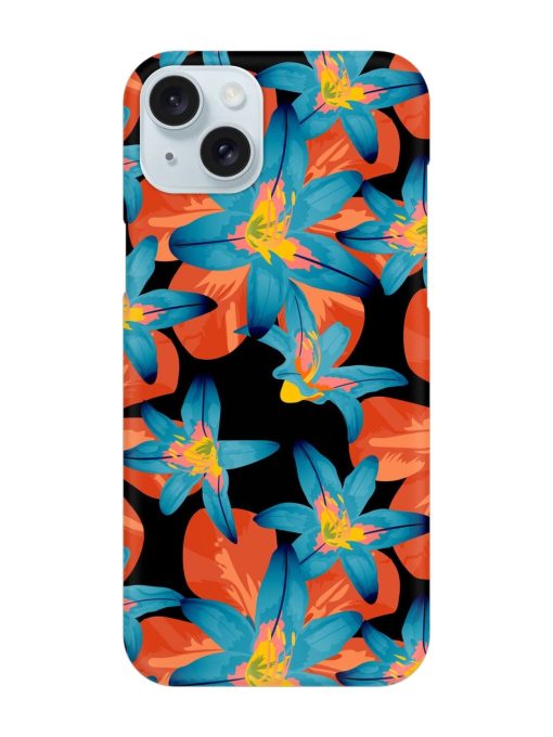 Philippine Flowers Seamless Snap Case for Apple Iphone 15 Plus Edge Zapvi