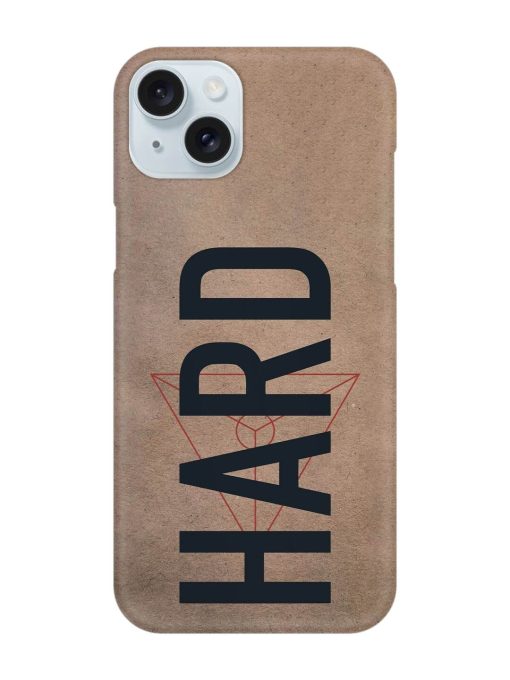 Hard Typo Snap Case for Apple Iphone 15 Plus Edge Zapvi