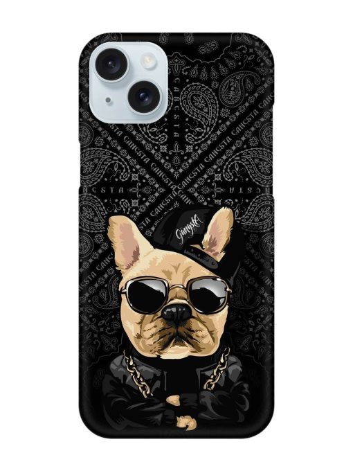 Gangsta Cool Sunglasses Dog Snap Case for Apple Iphone 15 Plus Edge Zapvi