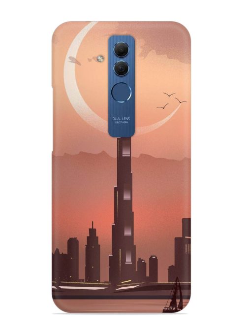 Landmark Burj Khalifa Snap Case for Honor Mate 20 Lite Edge Zapvi