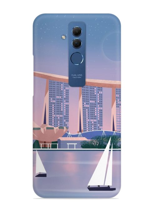 Singapore Scenery Architecture Snap Case for Honor Mate 20 Lite Edge Zapvi