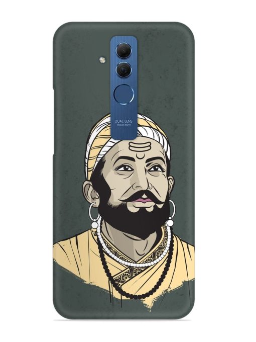 Shivaji Maharaj Vector Art Snap Case for Honor Mate 20 Lite Edge Zapvi