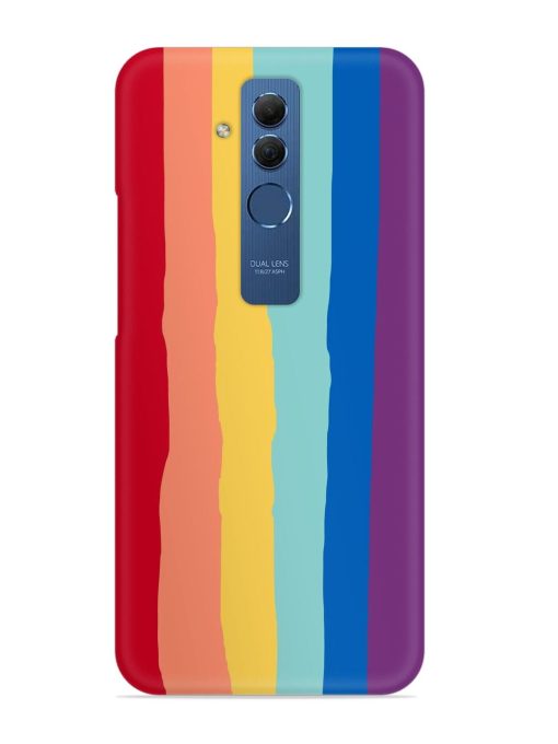 Rainbow Genuine Liquid Snap Case for Honor Mate 20 Lite Edge Zapvi