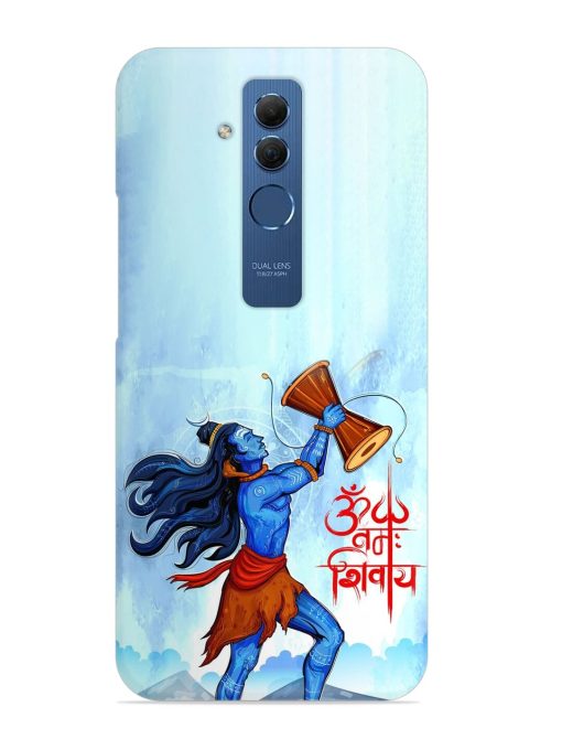 Illustration Lord Shiva Snap Case for Honor Mate 20 Lite Edge Zapvi