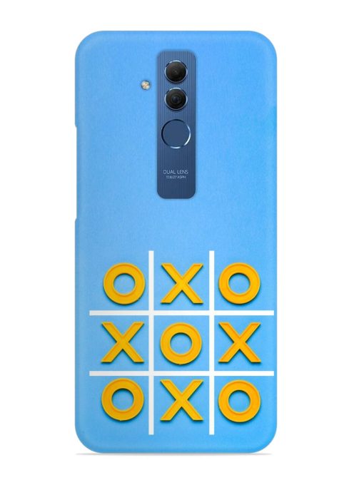 Yellow Plastic Crosses Snap Case for Honor Mate 20 Lite Edge Zapvi