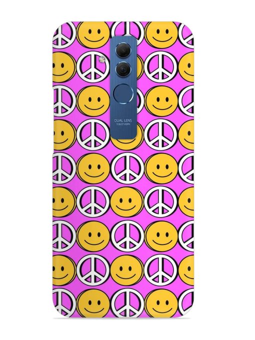 Smiley Face Peace Snap Case for Honor Mate 20 Lite Edge Zapvi