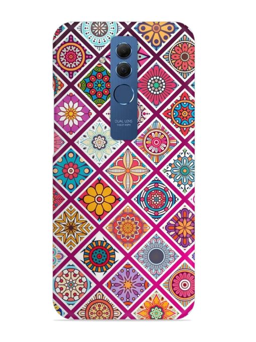 Seamless Tile Pattern Snap Case for Honor Mate 20 Lite Edge Zapvi