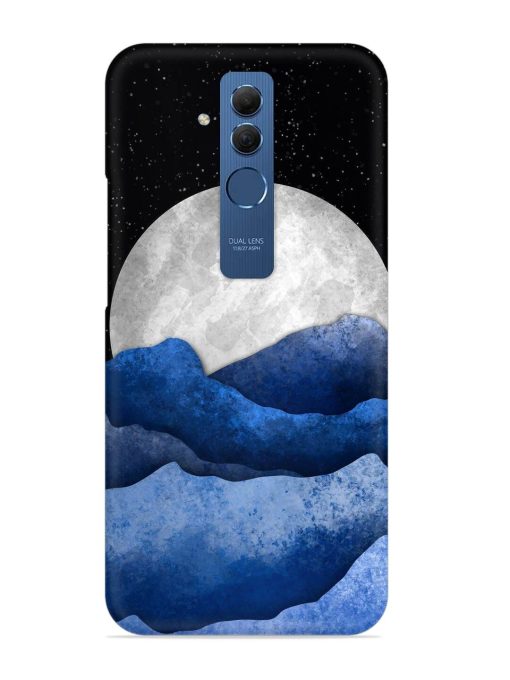 Full Moon Mountain Vector Snap Case for Honor Mate 20 Lite Edge Zapvi