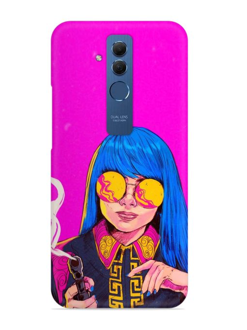 Aesthetic Anime Girl Snap Case for Honor Mate 20 Lite Edge Zapvi