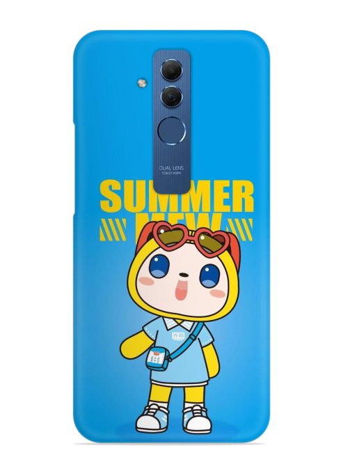 Summer Mew Cartoon Snap Case for Honor Mate 20 Lite Edge Zapvi