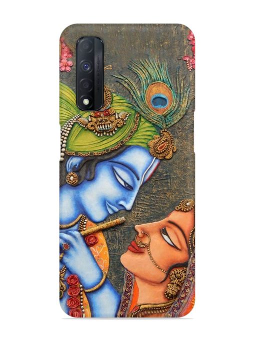 Lord Radha Krishna Flute Art Snap Case for Realme Narzo 30 (4G) Edge Zapvi