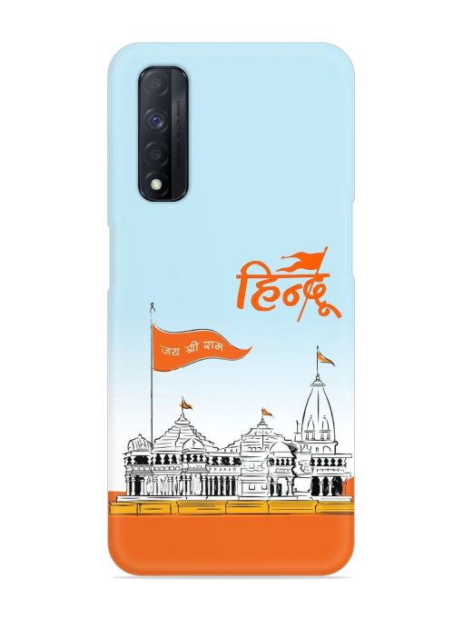 Ram Mandir Hindu Snap Case for Realme Narzo 30 (4G) Edge Zapvi