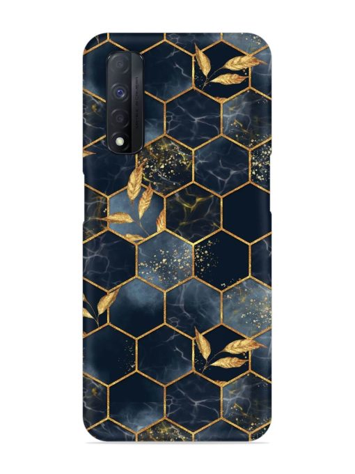 Marble Hexagon Seamless Snap Case for Realme Narzo 30 (4G) Edge Zapvi