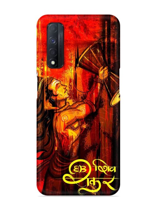 Illustration Lord Shiva Snap Case for Realme Narzo 30 (4G) Edge Zapvi