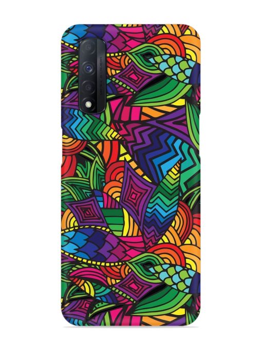 Abstract Multicolor Seamless Snap Case for Realme Narzo 30 (4G) Edge Zapvi