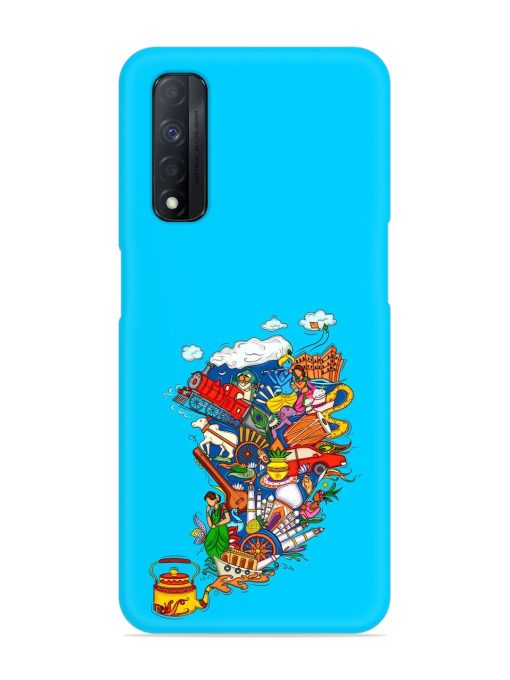 Vector Design Indian Snap Case for Realme Narzo 30 (4G) Edge Zapvi