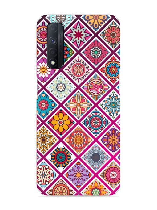 Seamless Tile Pattern Snap Case for Realme Narzo 30 (4G) Edge Zapvi