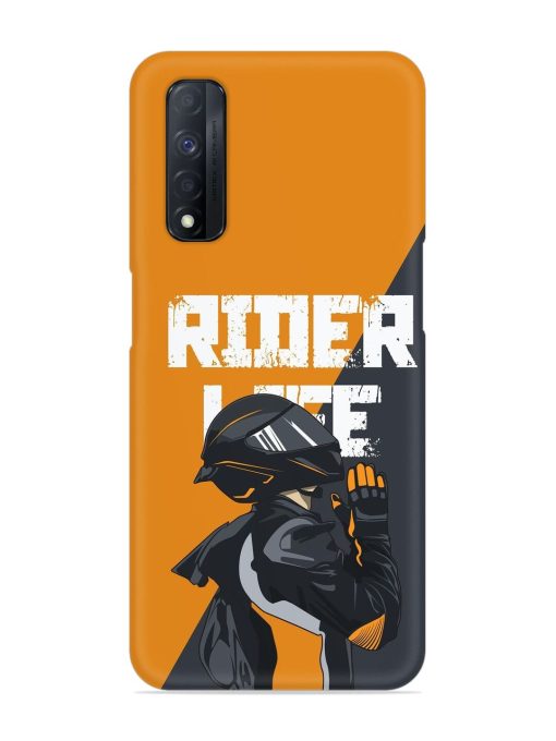 Rider Life Snap Case for Realme Narzo 30 (4G) Edge Zapvi