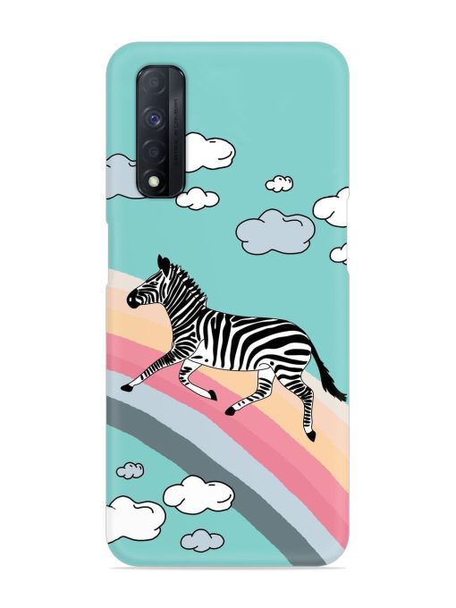 Running Zebra Snap Case for Realme Narzo 30 (4G) Edge Zapvi