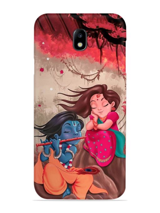 Radhe Krishna Water Art Snap Case for Samsung Galaxy J7 (2017) Edge Zapvi