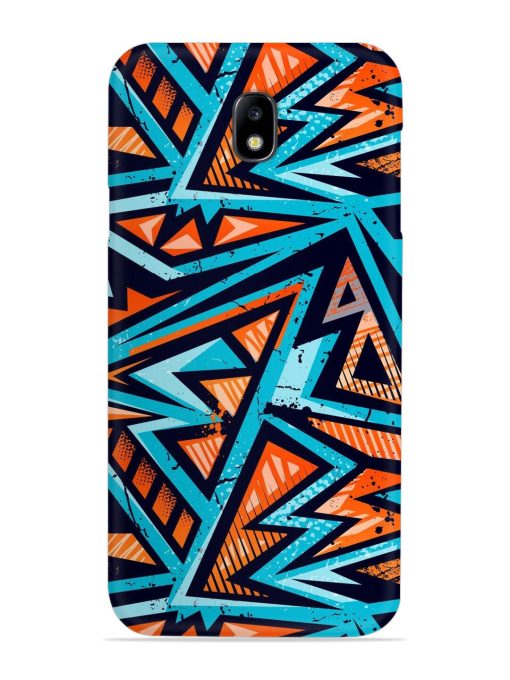 Abstract Seamless Grunge Snap Case for Samsung Galaxy J7 (2017) Edge Zapvi